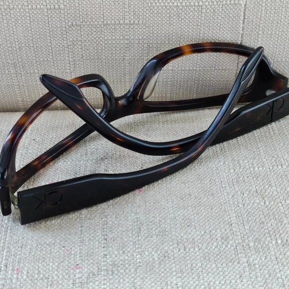 Calvin Klein CK Glasses/Sunglasses Frame Brown Tortoise 55[]17 125 Eyeglasses - Picture 5 of 12